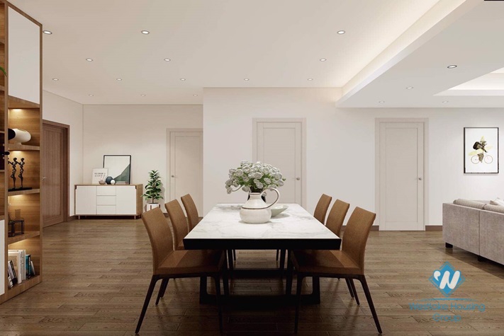 New renovation apartment for rent in E building, Ciputra Urban, Tay Ho district, Ha Noi